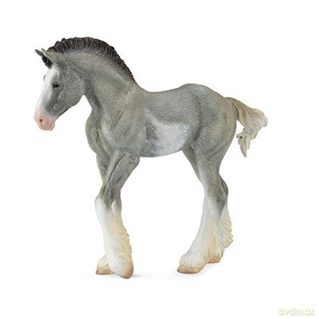 Źrebię Clydesdale foal blue [FIGURKA]