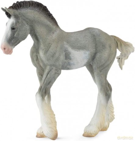 Źrebię Clydesdale foal blue [FIGURKA]