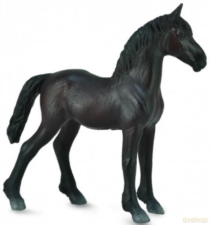 Źrebię Friesian foal czarne [FIGURKA]
