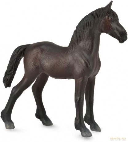Źrebię Friesian foal czarne [FIGURKA]