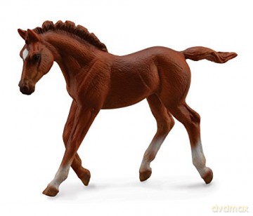 Źrebię Thoroughbred foal walking [FIGURKA]
