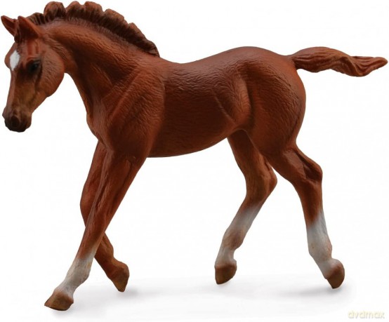 Źrebię Thoroughbred foal walking [FIGURKA]