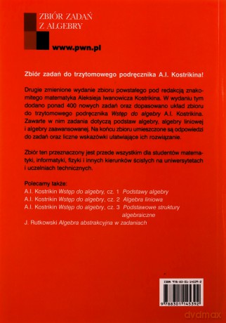 Zbiór Zadań Z Algebry /wyd.2zm/ - Opracowanie Zbiorowe [KSIĄŻKA]