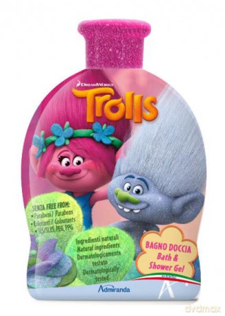 EP Trolls -Płyn pod prysznic i do kąpieli