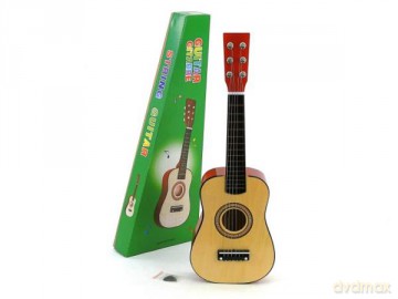 Gitara drewniana strunowa w pudełku