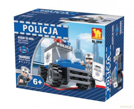 Klocki Policja Wóz policjanta [KLOCKI]