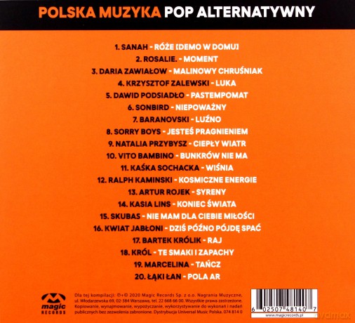 Polska Muzyka Pop Alternatywny [CD]