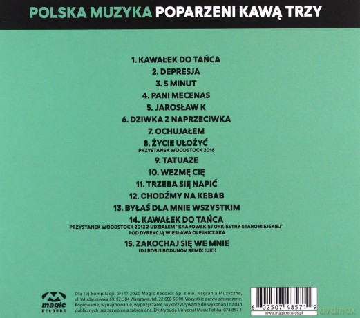 Polska Muzyka Poparzeni Kawą Trzy [CD]