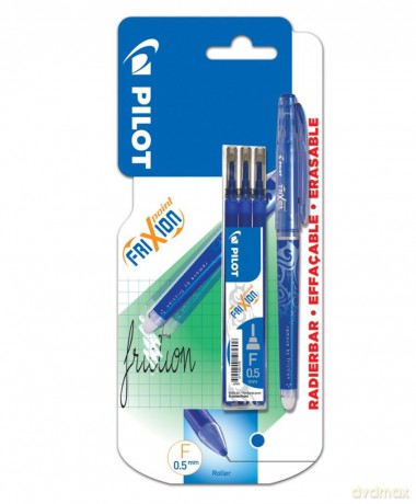 Cienkopis FriXion Point niebieski + wkłady