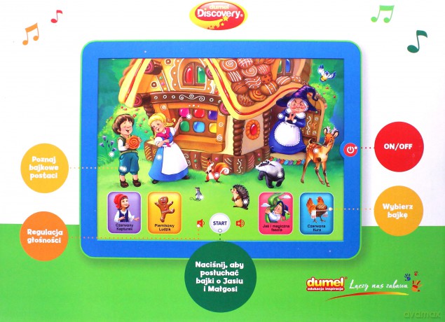 Tablet bajkowy świat