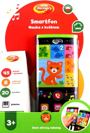Smartfon nauka z kotkiem