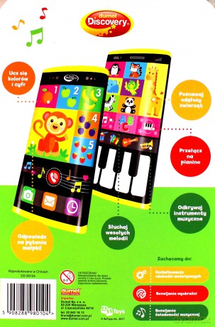 Smartfon edukacyjny  nauka z małpką DUMEL