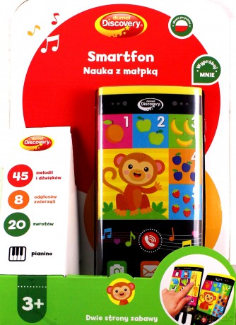 Smartfon edukacyjny  nauka z małpką DUMEL