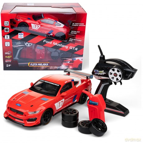 Ford mustang gt4 red
