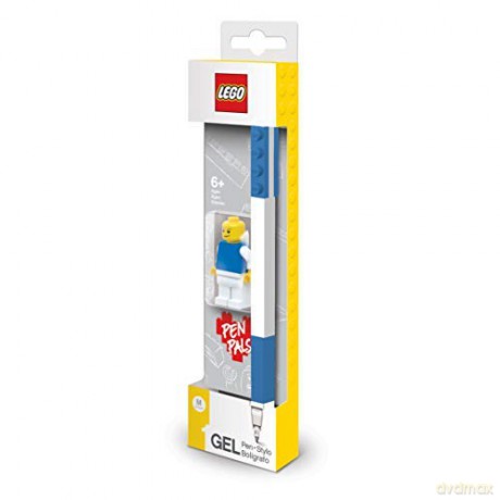 Długopis żelowy LEGO (Niebieski) z minifigurką (52600)