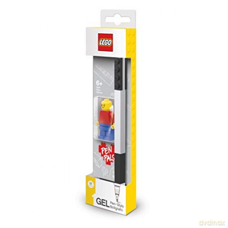 Długopis żelowy LEGO (Czarny) z minifigurką (52601)