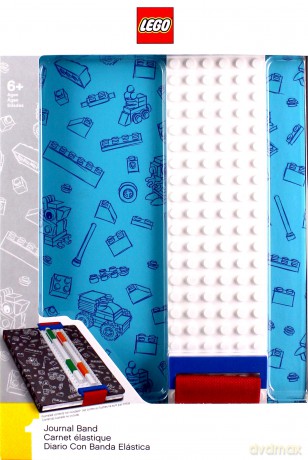 Notatnik LEGO z płytką (Niebieski) (51523)