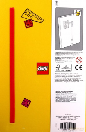 Notatnik LEGO Building Dreams z płytką i długopisem (52525)