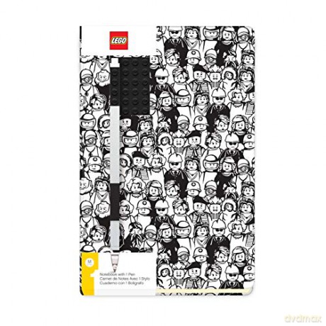 Notatnik LEGO Minifigures z płytką i długopisem (52379)