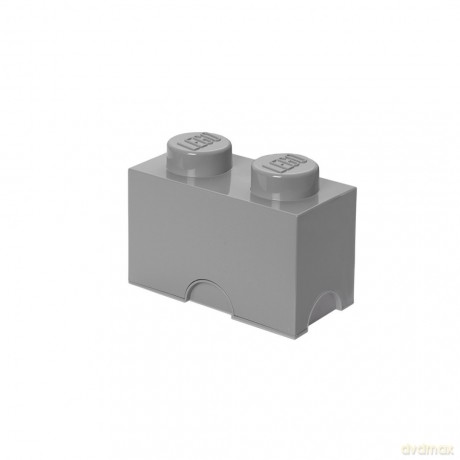 Pojemnik klocek LEGO Brick 2 (Szary) (40021740) [KLOCKI]