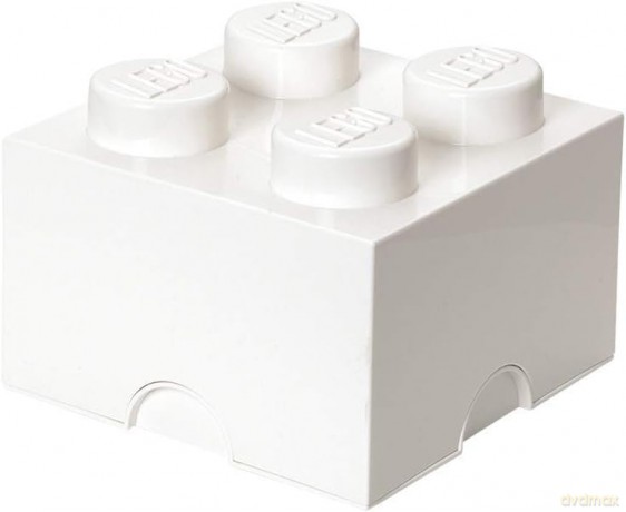 Pojemnik klocek LEGO Brick 4 (Biały) (40031735) [KLOCKI]