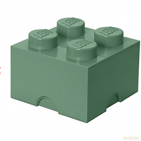 Pojemnik klocek LEGO Brick 4 (Oliwkowy) (40031747) [KLOCKI]