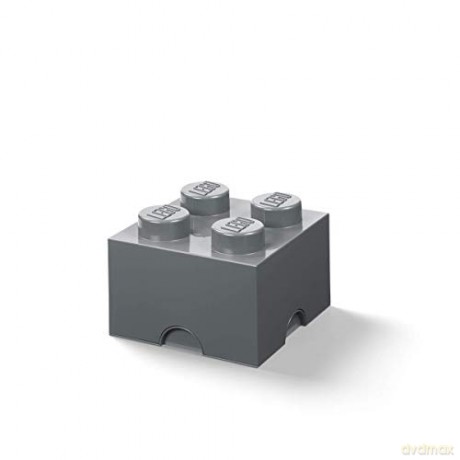 Pojemnik klocek LEGO Brick 4 (Ciemnoszary) (40031754) [KLOCKI]