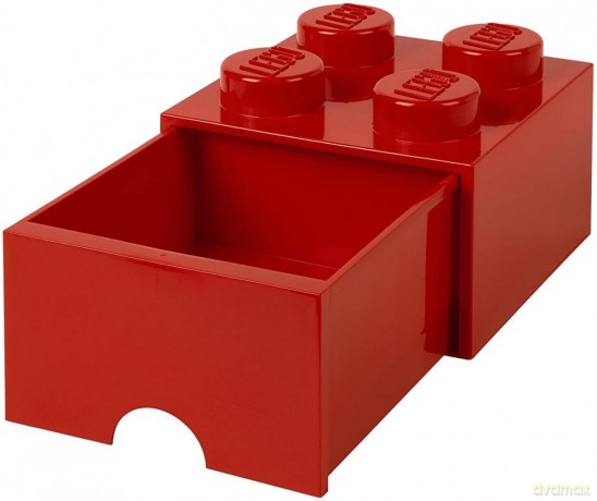 Szuflada klocek LEGO Brick 4 (Czerwony) (40051730) [KLOCKI]