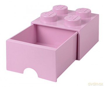 Szuflada klocek LEGO Brick 4 (Jasnoróżowy) (40051738) [KLOCKI]