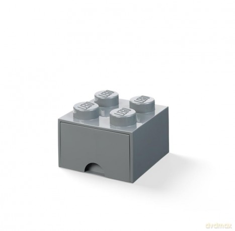Szuflada klocek LEGO Brick 4 (Ciemnoszary) (40051754) [KLOCKI]