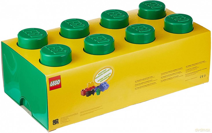 Pojemnik klocek LEGO Brick 8 (Zielony) (40041734) [KLOCKI]