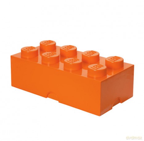 Pojemnik klocek LEGO Brick 8 (Pomarańczowy) (40041760) [KLOCKI]
