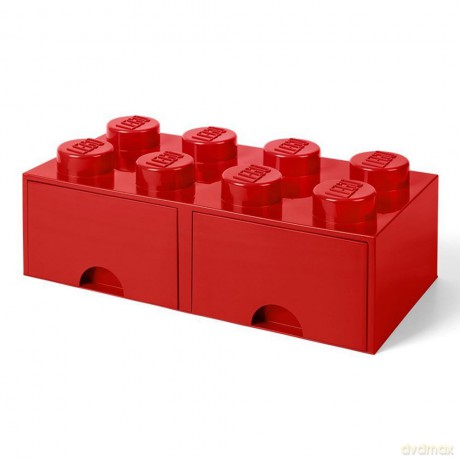 Szuflada klocek LEGO Brick 8 (Czerwona) (40061730) [KLOCKI]