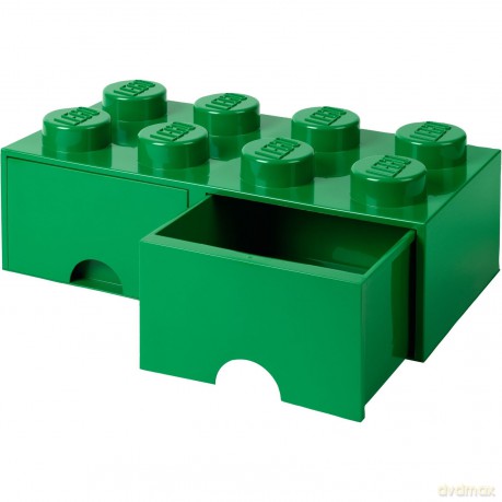 Szuflada klocek LEGO Brick 8 (Zielona) (40061734) [KLOCKI]
