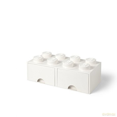 Szuflada klocek LEGO Brick 8 (Biała) (40061735) [KLOCKI]
