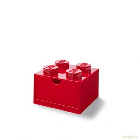 Szufladka na biurko klocek LEGO Brick 4 (Czerwona) (40201730) [KLOCKI]