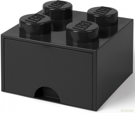 Szufladka na biurko klocek LEGO Brick 4 (Czarna) (40201733) [KLOCKI]