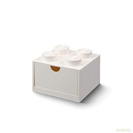Szufladka na biurko klocek LEGO Brick 4 (Biała) (40201735) [KLOCKI]