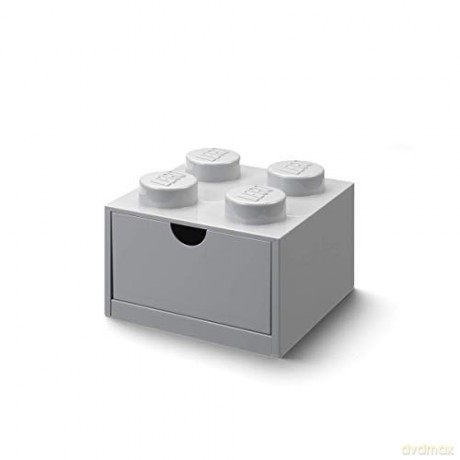 Szufladka na biurko klocek LEGO Brick 4 (Szara) (40201740) [KLOCKI]