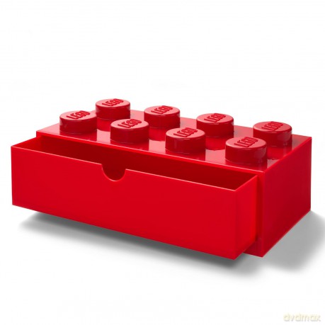 Szufladka na biurko klocek LEGO Brick 8 (Czerwona) (40211730) [KLOCKI]