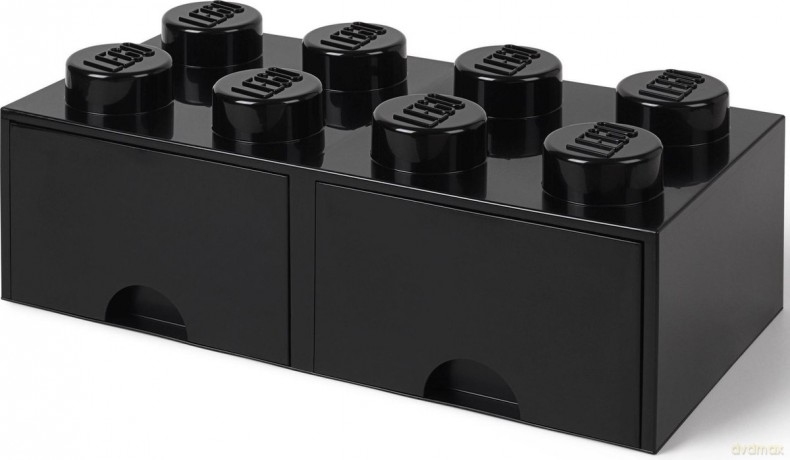 Szufladka na biurko klocek LEGO Brick 8 (Czarna) (40211733) [KLOCKI]