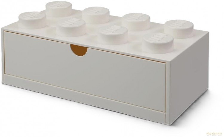 Szufladka na biurko klocek LEGO Brick 8 (Biała) (40211735) [KLOCKI]