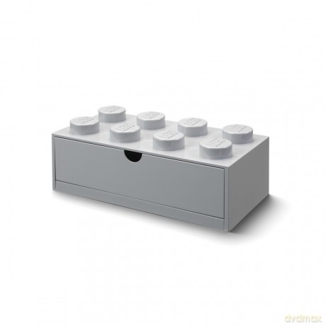 Szufladka na biurko klocek LEGO Brick 8 (Szara) (40211740) [KLOCKI]