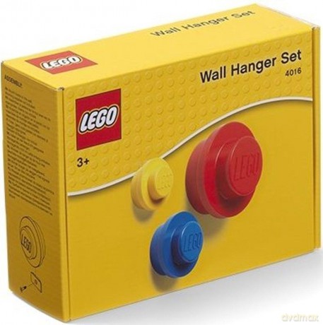 Wieszaki LEGO (Czerwony, niebieski, żółty) (40161732) [KLOCKI]