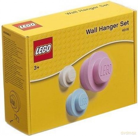 Wieszaki LEGO (Jasnoniebieski, różowy, biały) (40161736) [KLOCKI]