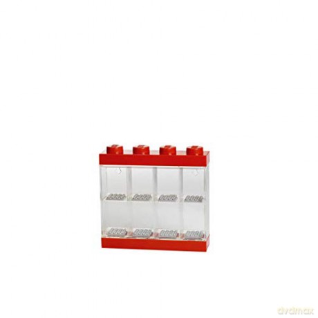 Gablotka na 8 minifigurek LEGO (Czerwona) (40650001) [KLOCKI]