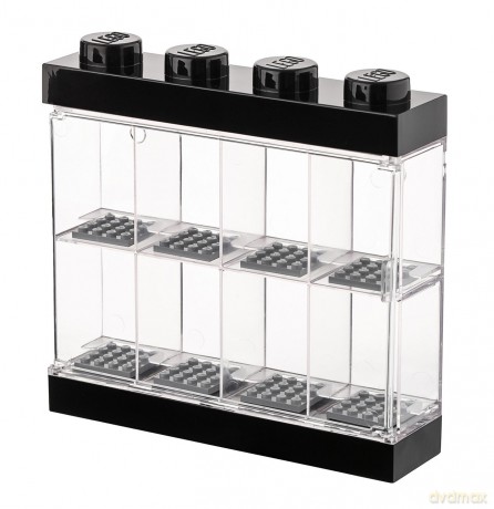 Gablotka na 8 minifigurek LEGO (Czarna) (40650003) [KLOCKI]