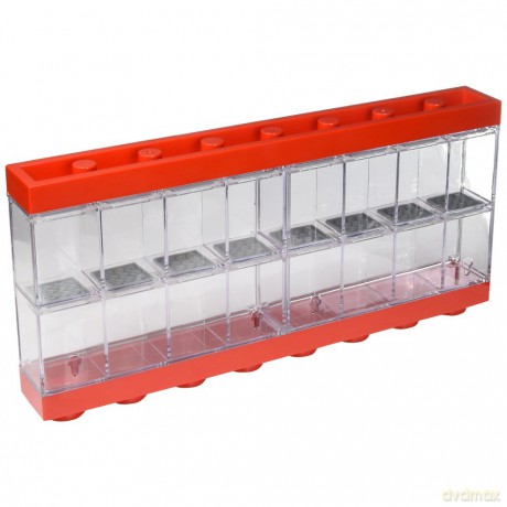 Gablotka na 16 minifigurek LEGO (Czerwona) (40660001) [KLOCKI]