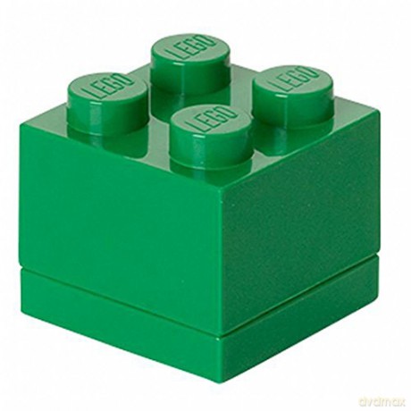 Minipudełko klocek LEGO 4 (Zielone) (40111734) [KLOCKI]