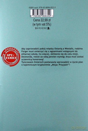 Spy x Family (Tom 2) - Tatsuya Endou [KOMIKS]